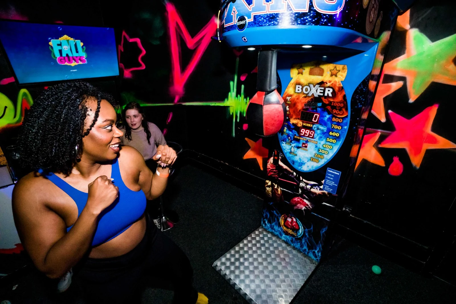 Guest on the punching machine